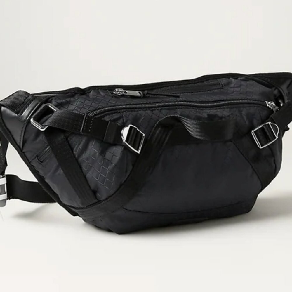 Athleta Black Crossbody Waist Bag